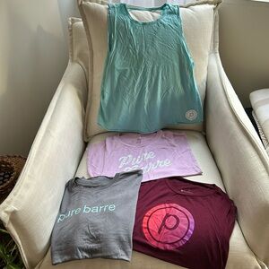 Pure Barre workout tops-bundle
